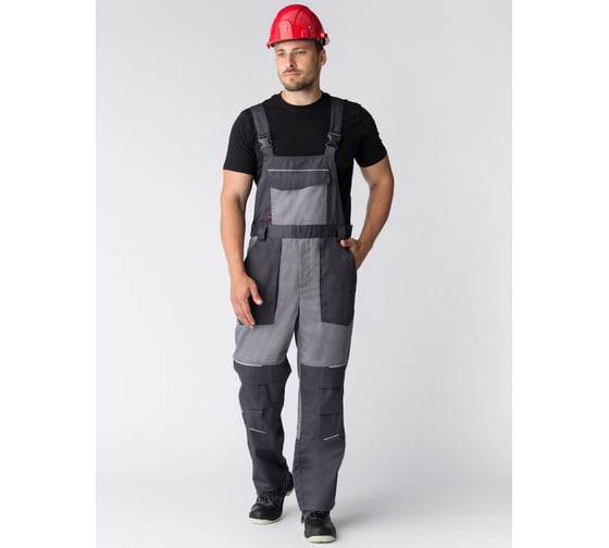 Изображение товара Полукомбинезон Факел Лидер NEW темно-серый/светло-серый, р.48-50, рост 170-176 87468319.003