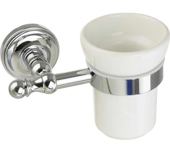 Изображение товара Настенный стакан Migliore MIRELLA керамика/хром 17225