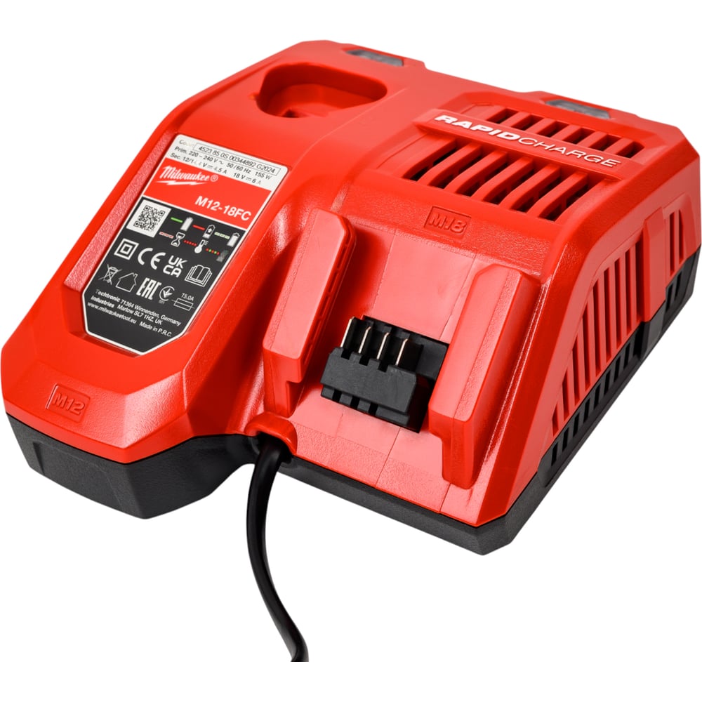 Изображение товара Зарядное устройство Milwaukee M12-18 FC TURBO 2 аккумулятора Li-ion