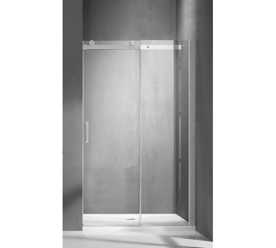 Изображение товара Душевое ограждение SANTREK AQUA Evo-DF-1200-C-Chrome 1200х1950 мм, прямое, стекло прозрачное 8 мм, профиль хром 308481