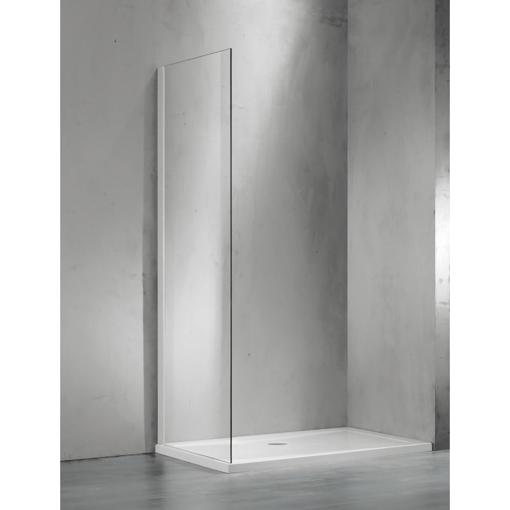 Изображение товара Боковая часть душевого ограждения SANTREK AQUA Evo 900х1950 стекло 8 мм хром профиль