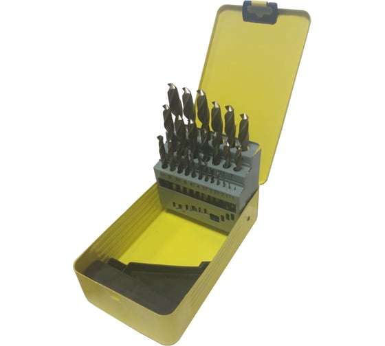Изображение товара Набор сверл по металлу (25 шт; от 1 до 13 мм) Техносталь t145030