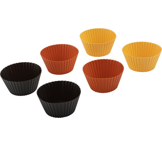 Изображение товара Набор форм для выпечки Mallony roseo 6 шт 7gr 105598