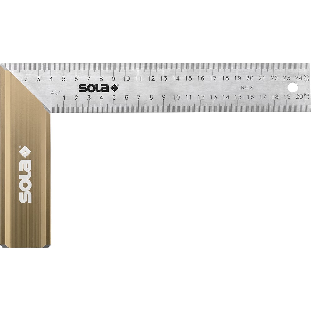 Cтолярный угольник (алюминий 500х170мм) SOLA SRB 500 56012501