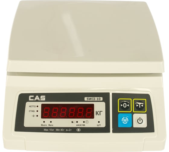 Изображение товара Весы CAS SWII-10 1A0SW6103GCI0501