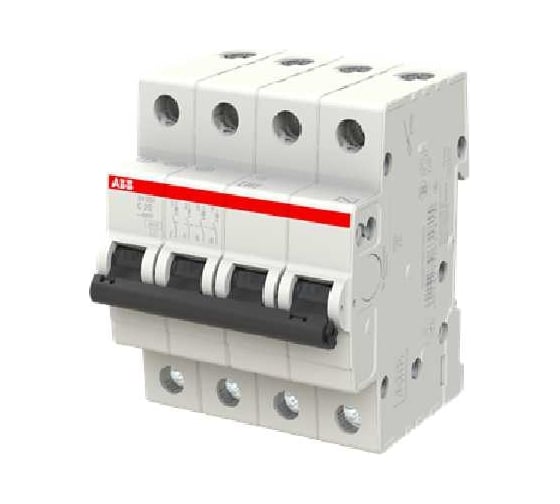 Изображение товара Автоматический выключатель ABB 4-полюсной sh204 c 20 2CDS214001R0204