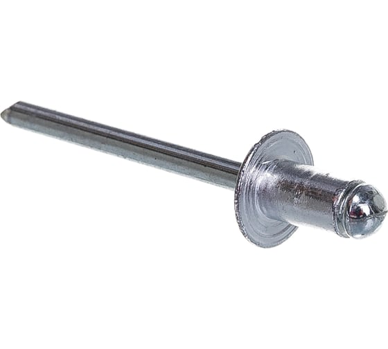 Изображение товара Заклепка вытяжная открытая алюминий/сталь AlMg 2.5%/St (50 шт; 6.4x10 мм; Борт: Стандарт) MESSER 111216410-50