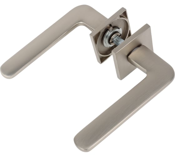 Изображение товара Дверная ручка PUERTO Гляссе серия SLIM никель супер матовый INAL 555-03 slim MSN