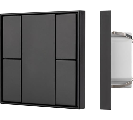 Изображение товара Панель INTELLIGENT ARLIGHT KNX-223-4-BLACK (BUS) (IARL, IP20 Пластик, 3 года) 028758
