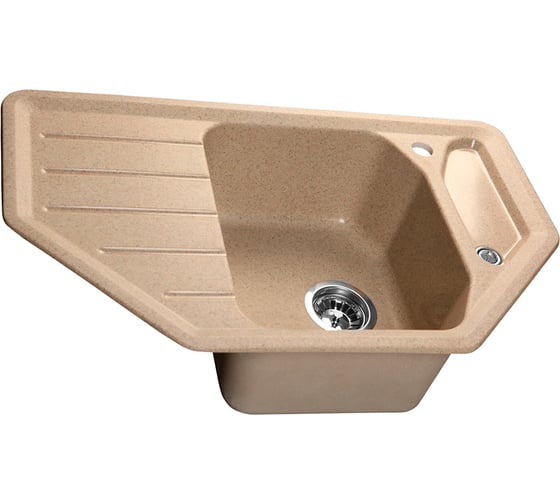 Изображение товара Мойка AQUA PRO ANGLE SA-A800 угловая SANTREK 790*490 мм (песок-302) (+сифон) 313799