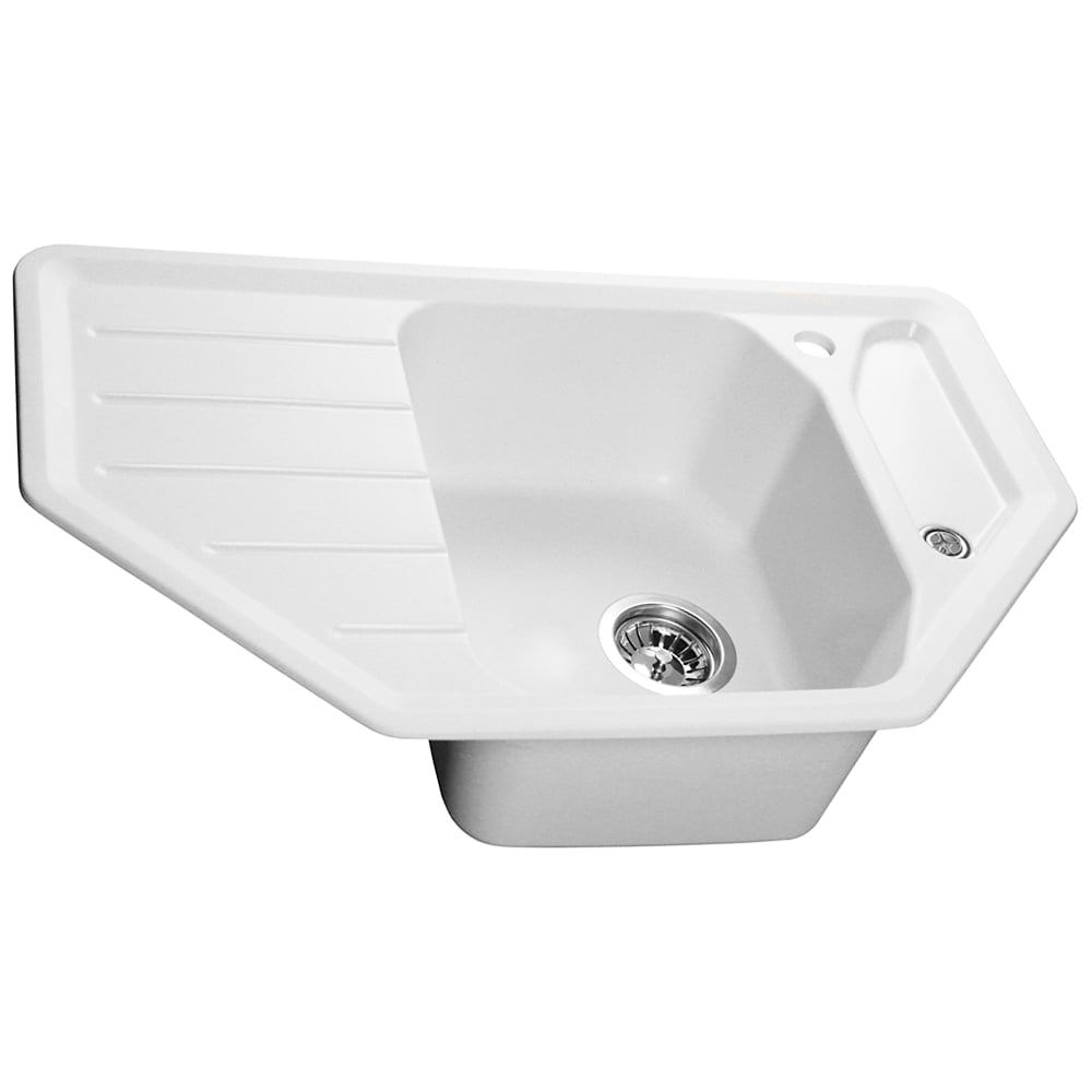 Изображение товара Угловая кухонная мойка SANTREK AQUA ANGLE SA-A800 из искусственного мрамора