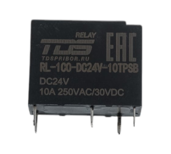 Изображение товара Катушка TDS RL-1CO-DC24V-10TPSB 24В, ток коммутации 10А, 1 перекидной контакт 10 шт TDS99811