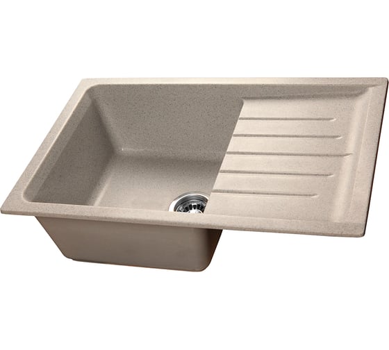 Изображение товара Мойка SANTREK AQUA BOXY SA-B760L чаша + крыло 760х500 мм, серый-310, без сифона 313784