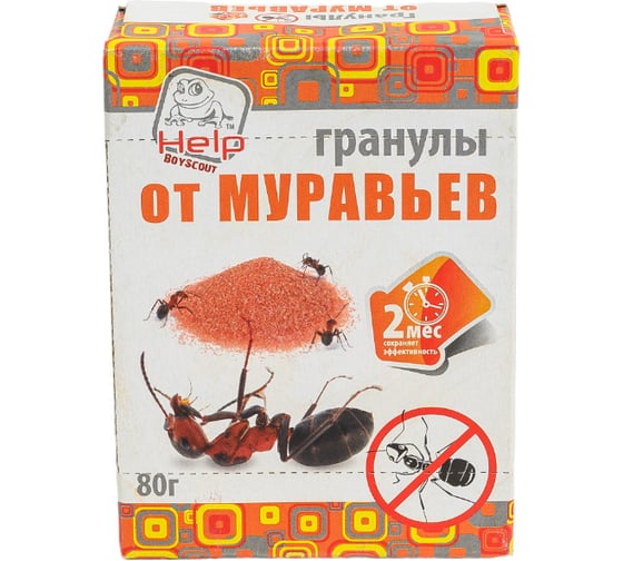 Изображение товара Гранулы от МУРАВЬЁВ в коробке, 80 г HELP 80277