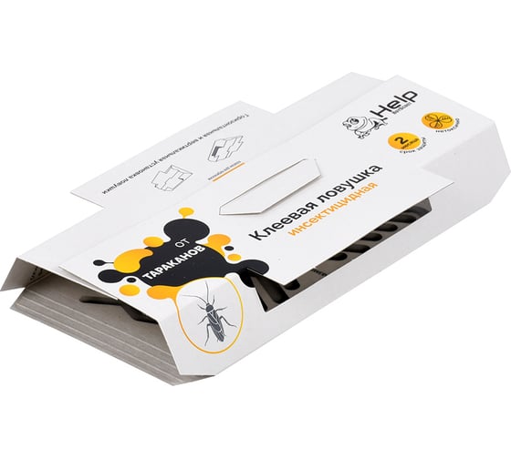 Изображение товара Клеевая ловушка для ТАРАКАНОВ HELP 80270