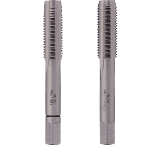 Изображение товара Набор метчиков из 2-х шт. RUKO М8 шаг 1.0мм HSS-G DIN2181 235081