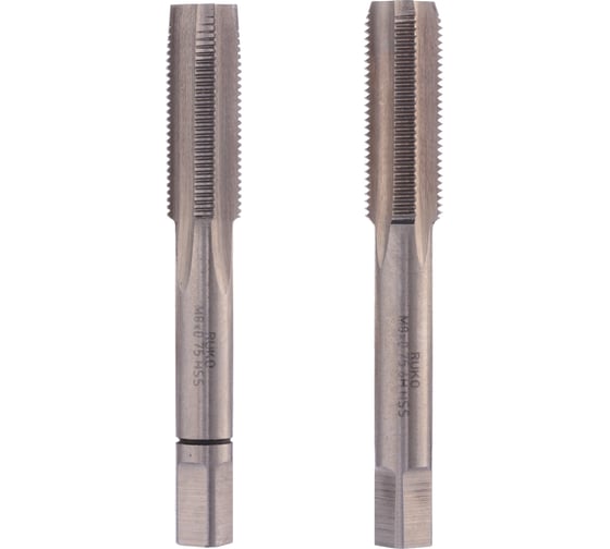 Изображение товара Набор метчиков из 2-х шт. RUKO М8 шаг 0.75мм HSS-G DIN2181 235080
