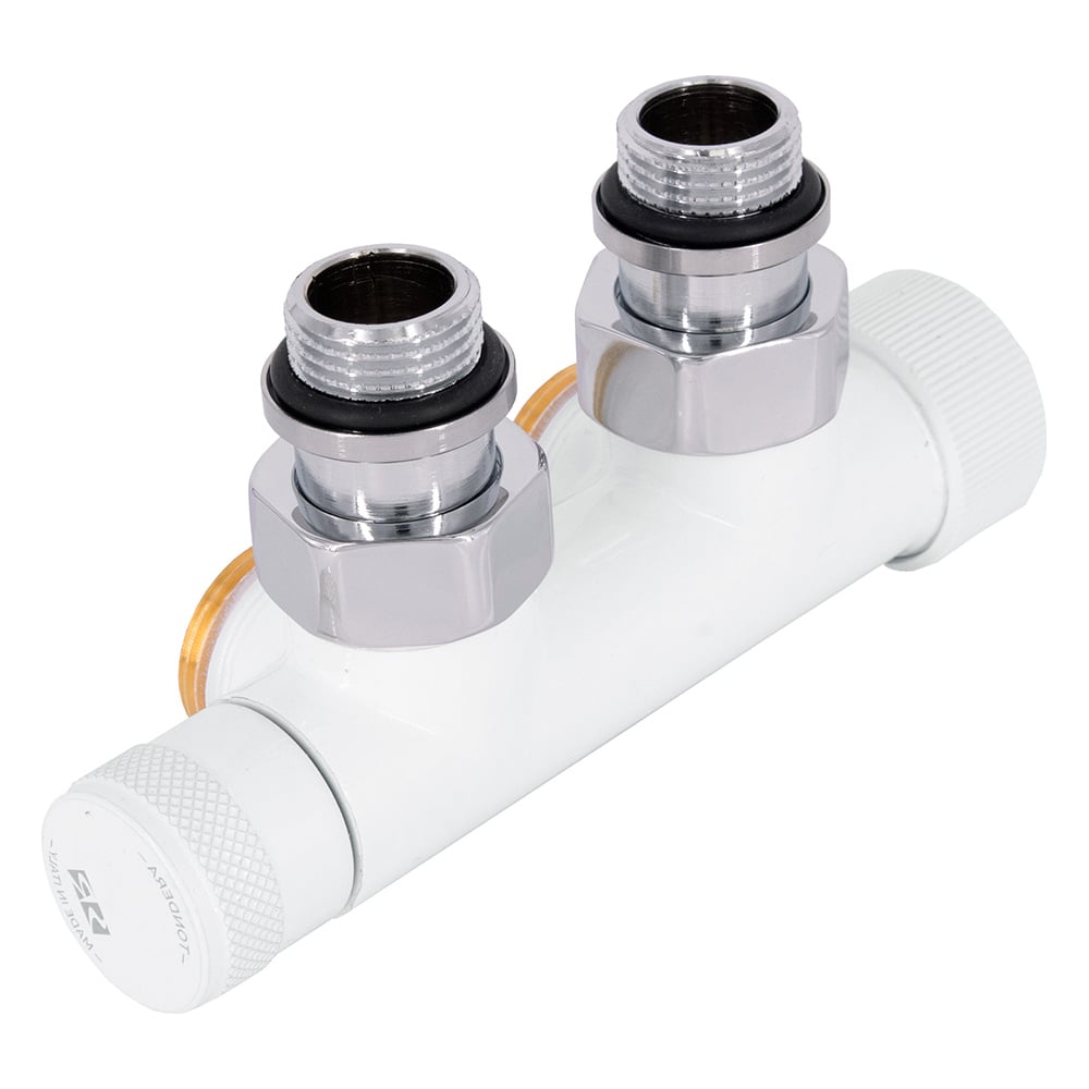 Изображение товара Узел нижнего подключения SR Rubinetterie угловой 1/2x3/4 белый правый 0684-1500VCEA