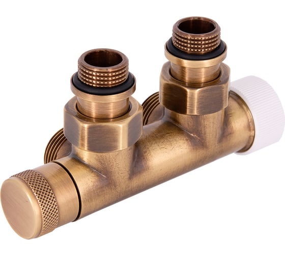 Изображение товара Узел нижнего подключения SR Rubinetterie угловой 1/2"х3/4"е бронза правый 0684-1500Z0E0