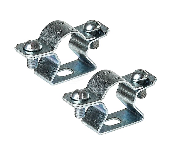 Изображение товара Дистанционная металлическая скоба Рувинил с внутренним диаметром 25 мм 20 шт СД1625