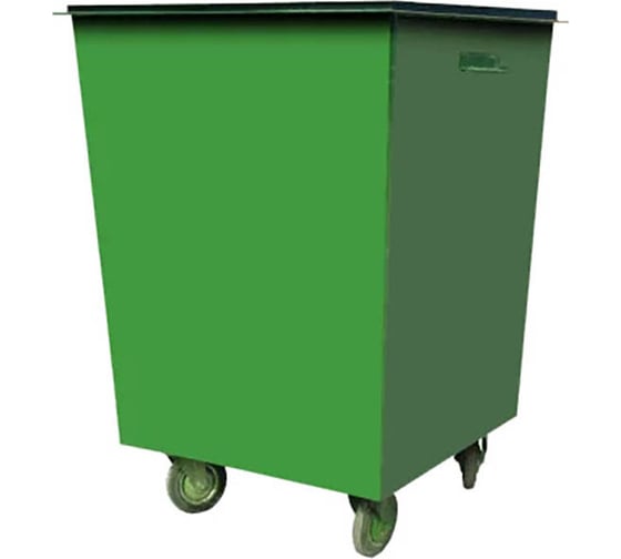 Изображение товара Металлический контейнер Дигрус 0.75 м3, зеленый К-08-З/Д