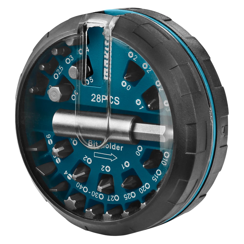 Изображение товара Набор насадок 28 шт Makita B-28911 универсальные биты для профессиональной и домашней работы