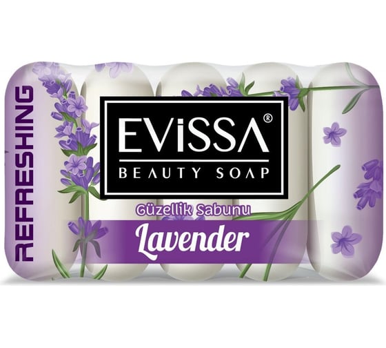 Изображение товара Туалетное мыло EVISSА ecopack 5x55 гр., лаванда М2861