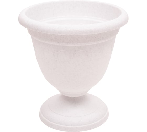 Изображение товара Высокий вазон Martika Колывань 1.7 л, диаметр 18 см, мрамор С133М