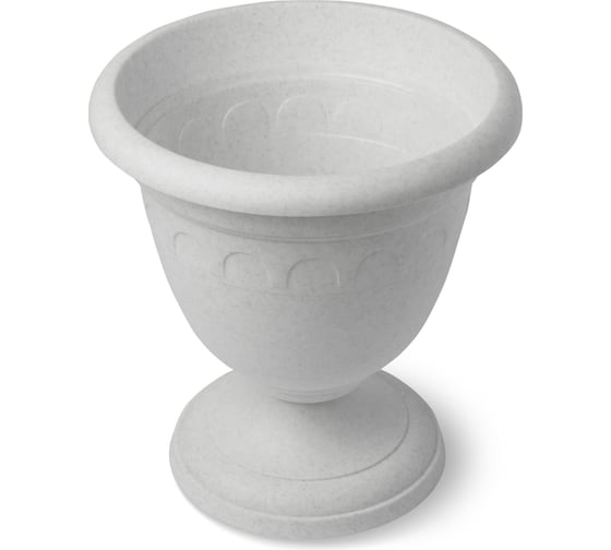 Изображение товара Высокий вазон Martika Колывань 8.1 л, диаметр 30 см, мрамор С136М