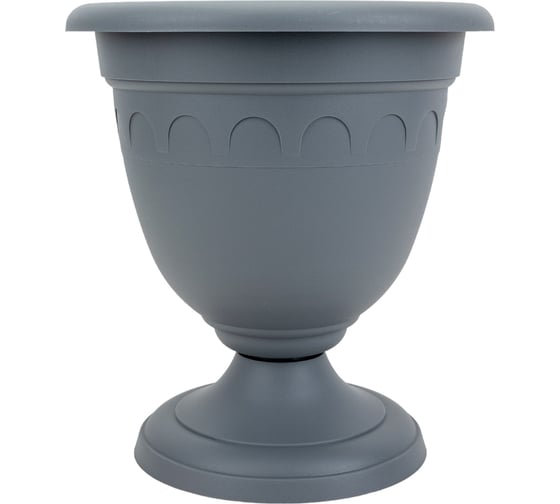 Изображение товара Высокий вазон Martika Колывань 8.1 л, диаметр 30 см, серый С136СЕР