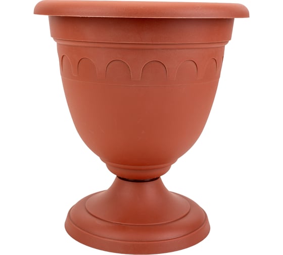 Изображение товара Высокий вазон Martika Колывань 8.1 л, диаметр 30 см, терракотовый С136Т