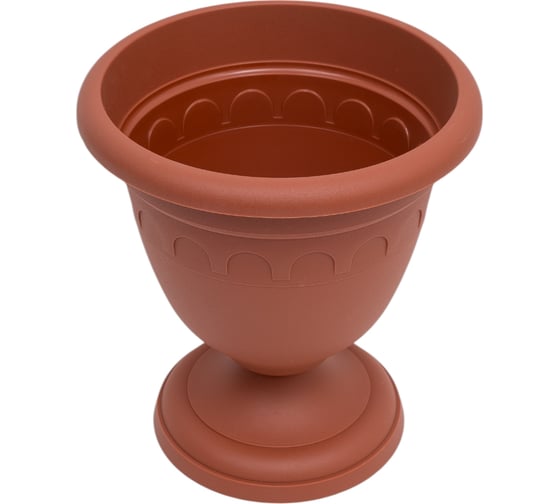 Изображение товара Высокий вазон Martika Колывань 5.6 л, диаметр 26 см, терракотовый С135Т