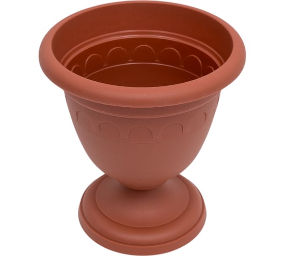 Изображение товара Высокий вазон Martika Колывань 3 л, диаметр 22 см, терракотовый С134Т