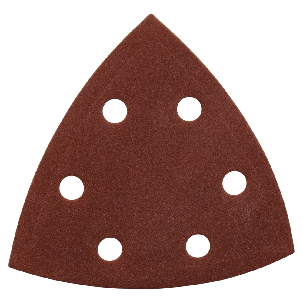 Изображение товара Бумага шлифовальная треугольная на липучке 94 мм, A180, 10 шт Makita D-58637