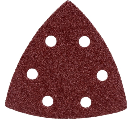 Изображение товара Бумага шлифовальная треугольная на липучке 94 мм, A60, 10 шт Makita D-58584
