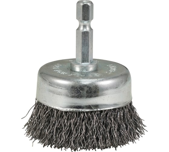Изображение товара Щетка проволочная чашечная (50 мм, толщина проволоки 0.3 мм, гофрированная, металл, 1/4") Makita D-76423