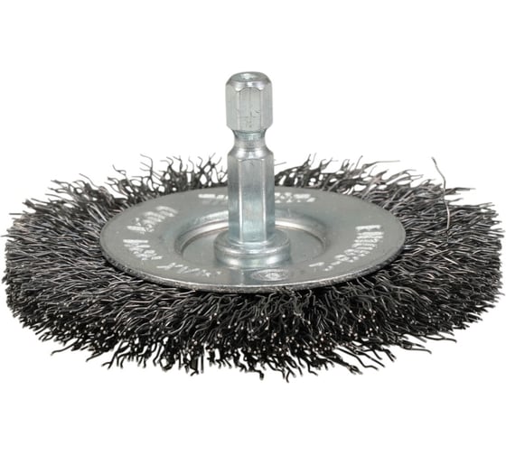Изображение товара Щетка проволочная дисковая (75 мм, толщина проволоки 0.3 мм, гофрированная, металл, 1/4") Makita D-76495