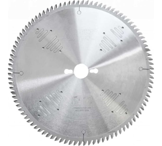 Изображение товара Диск по дереву 300x3.2/2.2x30 мм, z=96, трапеция 5 градусов, для форматно-раскроечных станков Deltatools 06-3666