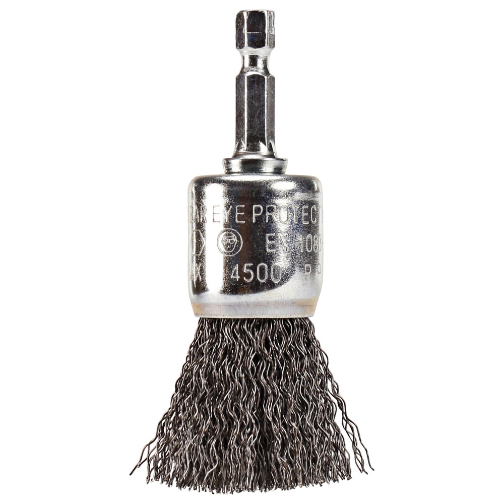 Изображение товара Щетка проволочная кистевая Makita диаметр 24 мм гофрированная сталь