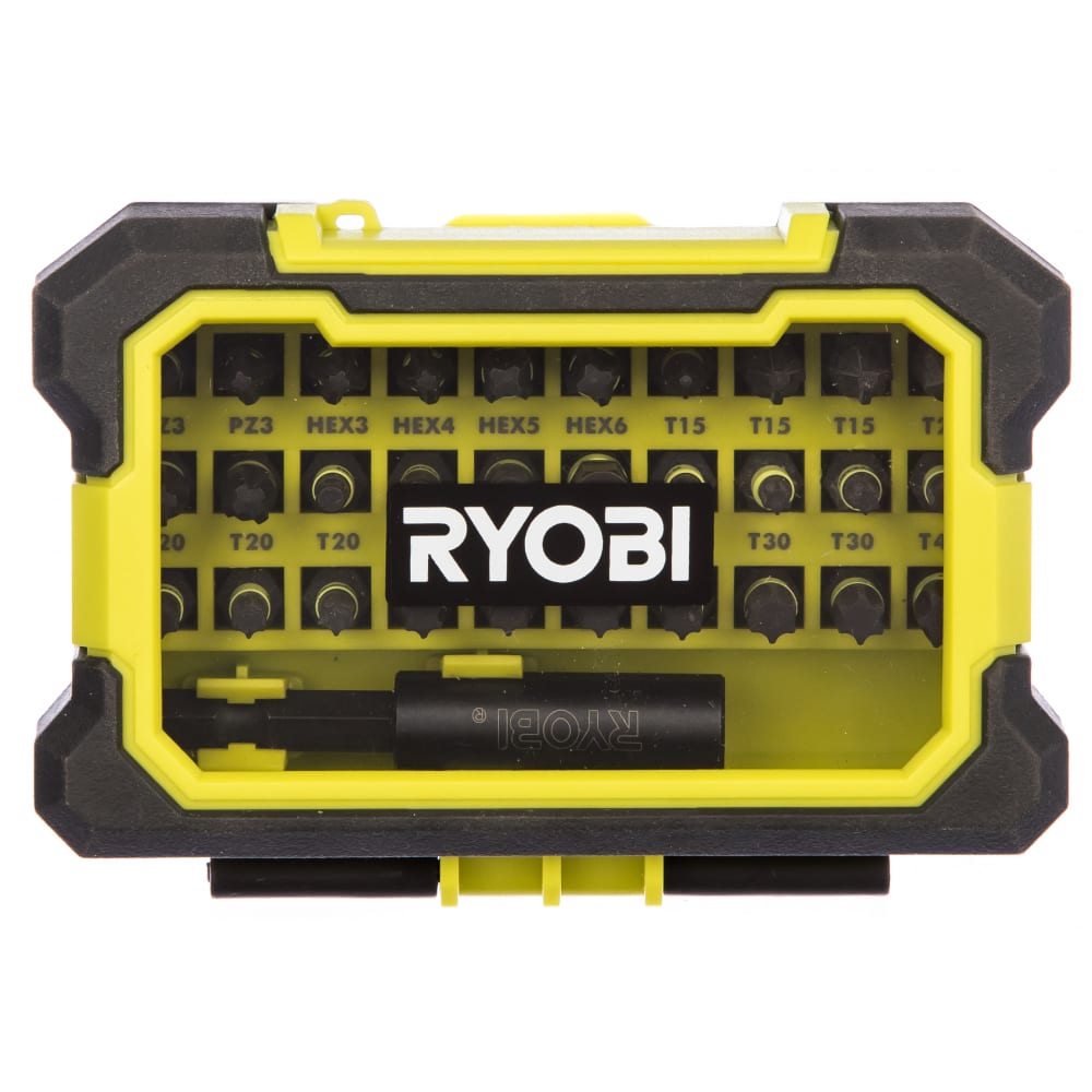 Набор бит Ryobi набор wera we 057680 биты 9 шт вязкая твердость держатель со стопорным кольцом и магнитом 55735