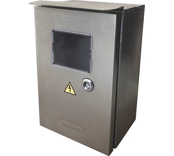 Изображение товара Учетно-распределительный навесной корпус KRZMI ЩУ-Н 1ф-6 козырек IP55 4651117990409