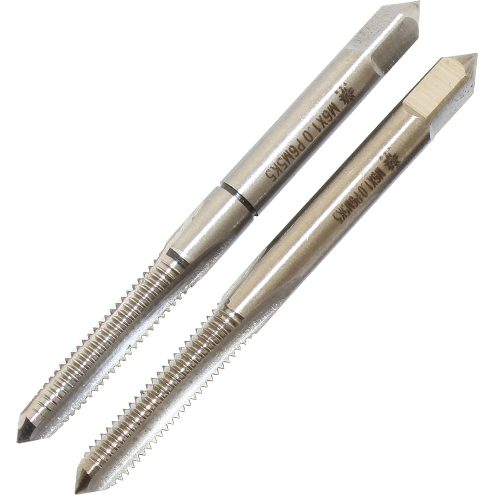 Изображение товара Метчик TLX M6.0х1.0 комплект из 2 шт сталь P6M5К5 для внутренней резьбы