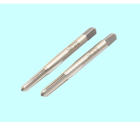 Изображение товара Метчик CNIC № 2 UNC 60°, P6AM5 дюймовый, м/р, 56 ниток/дюйм, комплект из 2-х шт. 66259