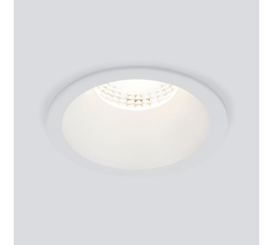 Изображение товара Встраиваемый светодиодный светильник Elektrostandard 7w 3000k wh белый 15266/led a063925