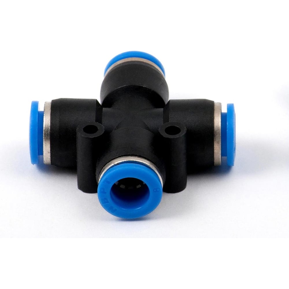 Изображение товара Фитинг четвертник (крест) цанговый 8 мм Pegas pneumatic 5803