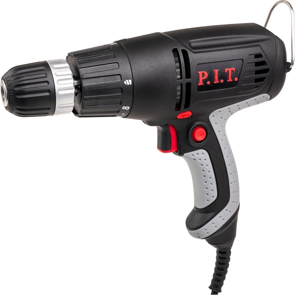 Изображение товара Сетевая дрель-шуруповерт P.I.T. МАСТЕР PBM10-C1 мощность 400 Вт регулировка скорости
