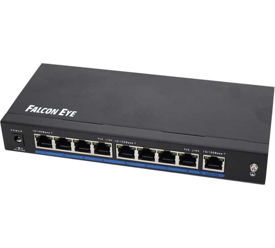 Изображение товара Сетевой коммутатор Falcon Eye 9 портов FE-108E-POE 00-00103033