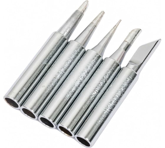 Изображение товара Набор никелевых жал для паяльника 5 шт МТ HANDSKIT YR5