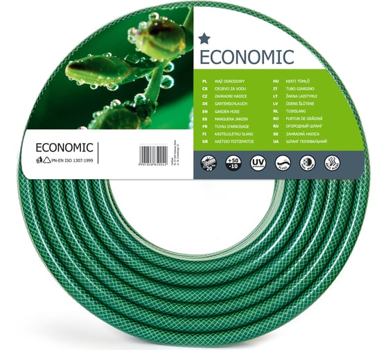 Изображение товара Шланг Cellfast Economic 1/2" х 30 м, зелёный 10-002