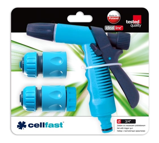 Изображение товара Набор с пистолетным оросителем Cellfast 1/2" 50-530